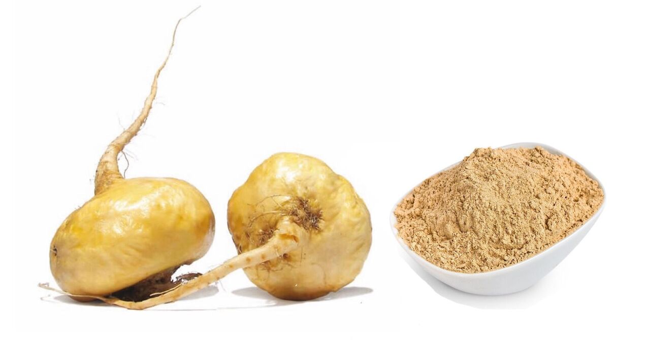 Maca peruană în produs